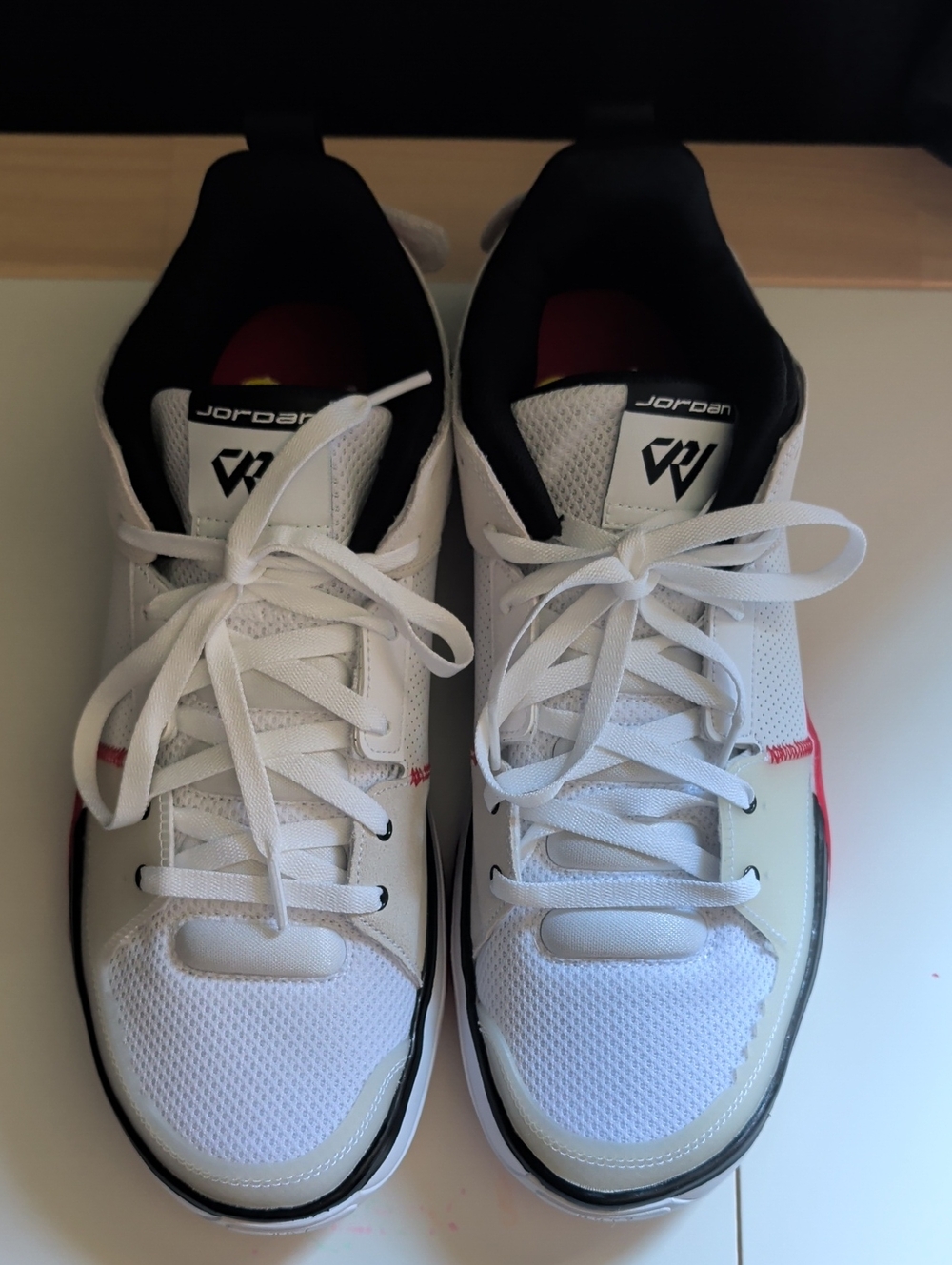 Nike Air Jordan Westbrook One Take 5 Basketball Shoes White/Red FD2335-106 - Picture 4 of 6
